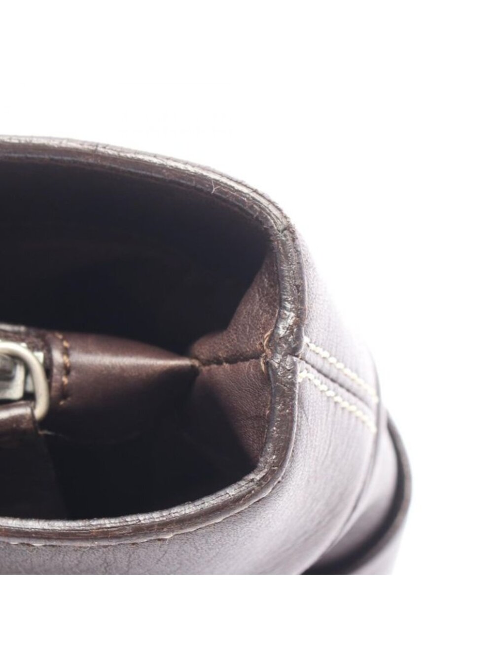 ★SOLD★ Celine Handbag Boogie Bag Dark Brown Leather B - Picture 6 of 8